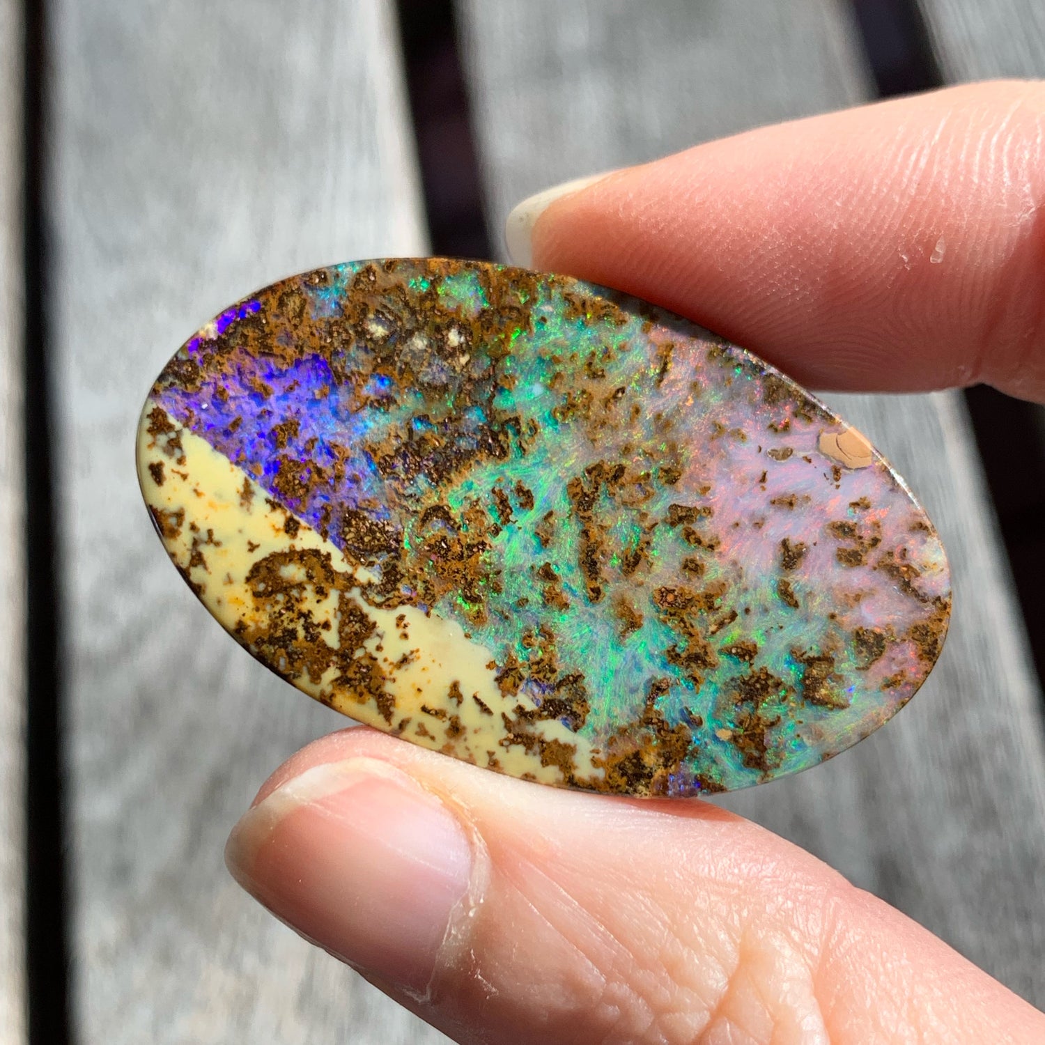 Magical matrix opals