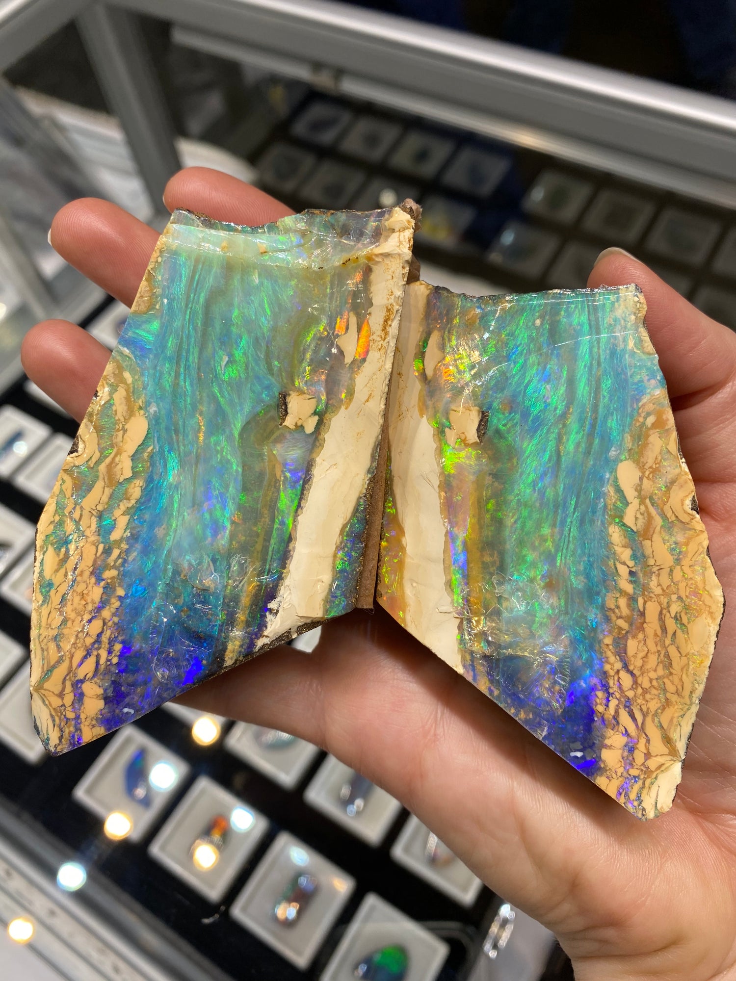 Opal specimens