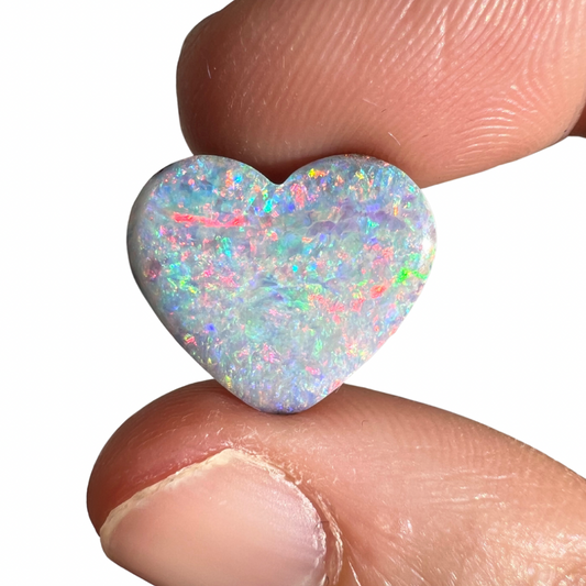 6.58 Ct heart boulder opal