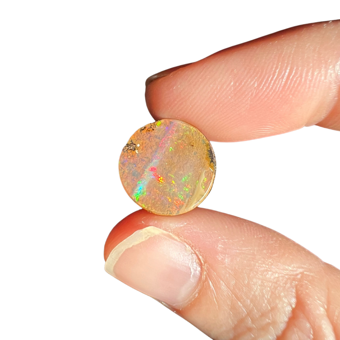 5.77 Ct circle boulder opal