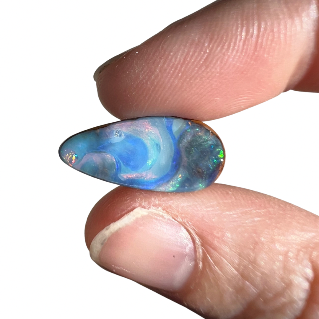 6.10 Ct teardrop boulder opal