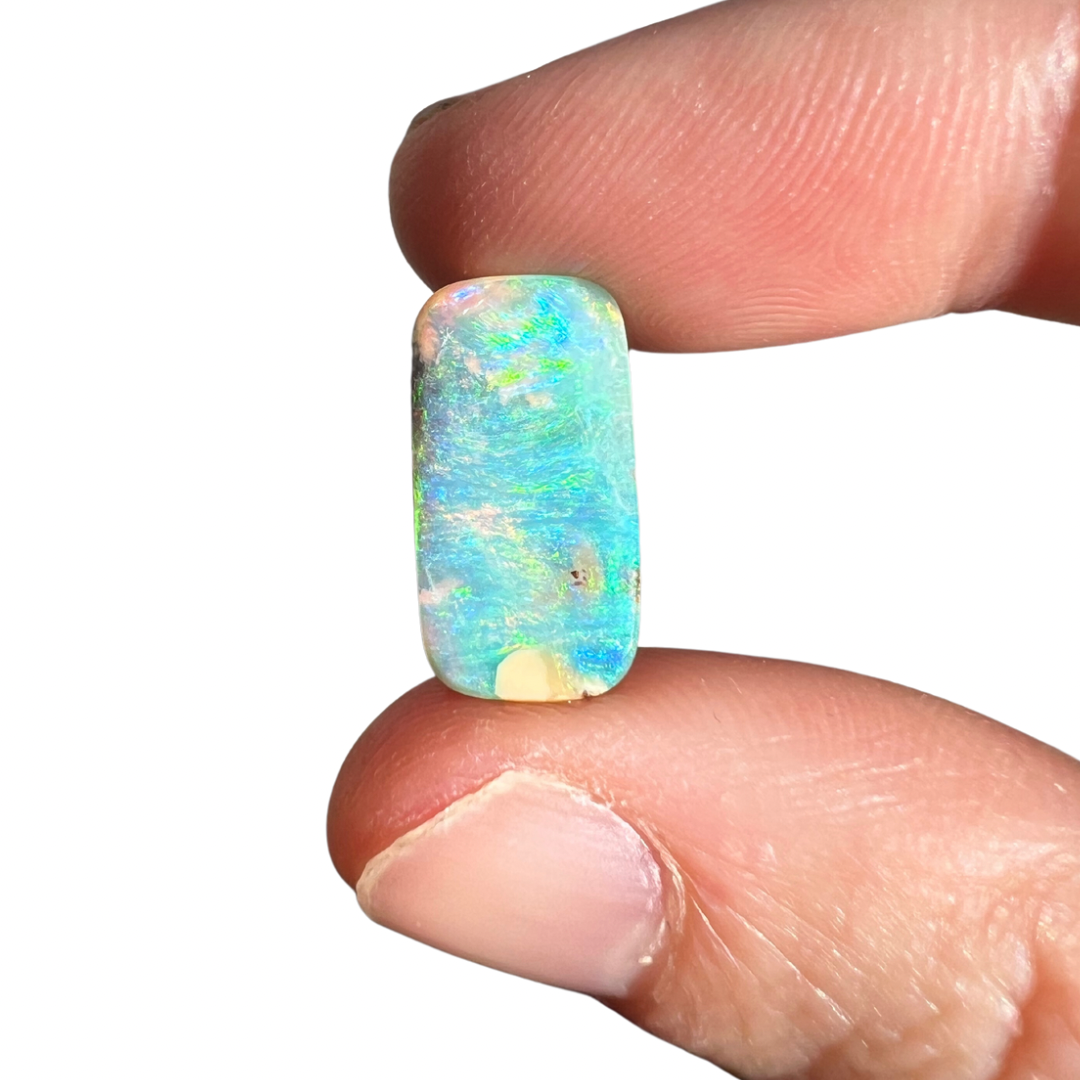 4.95 Ct small rectangle boulder opal