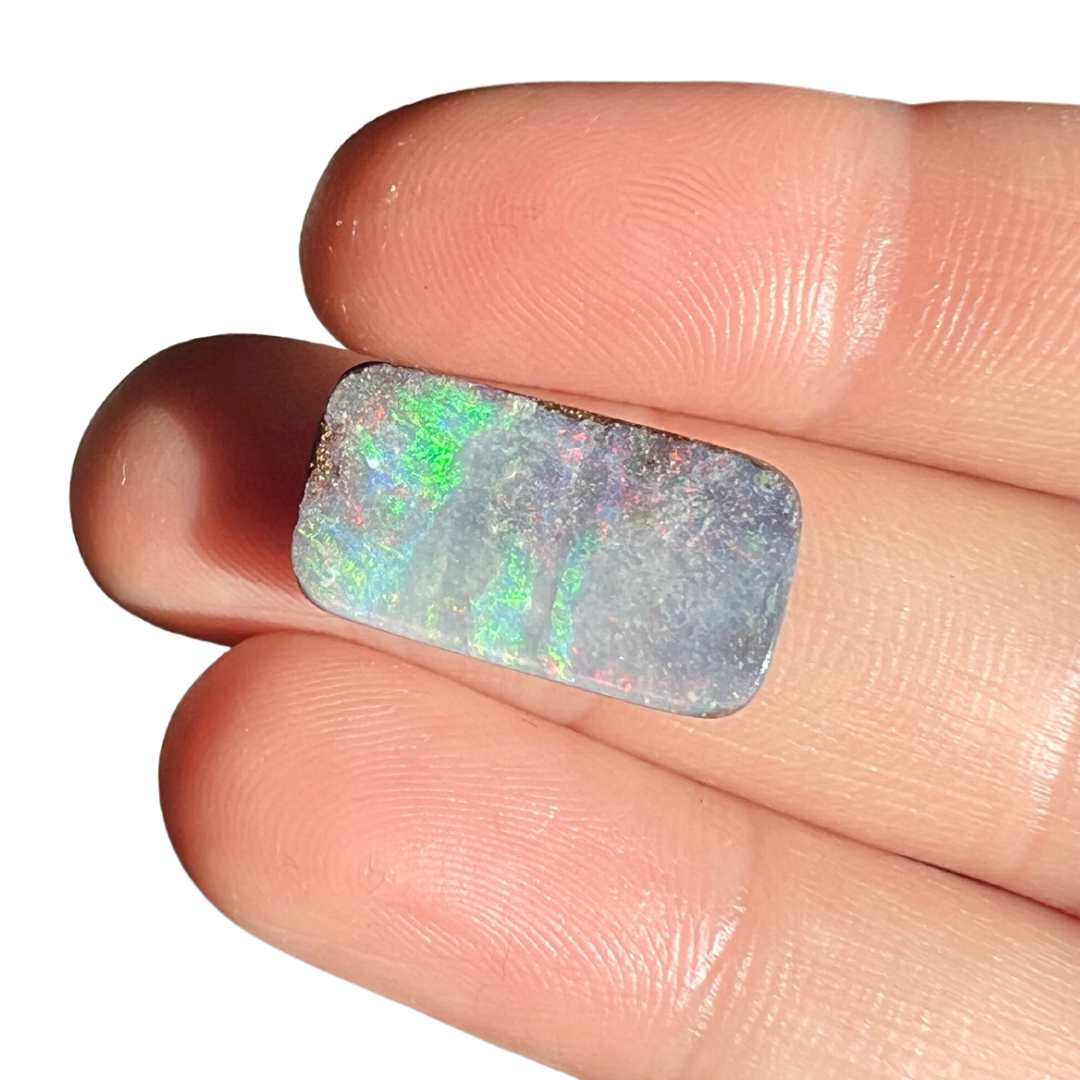 7.26 Ct rectangle boulder opal