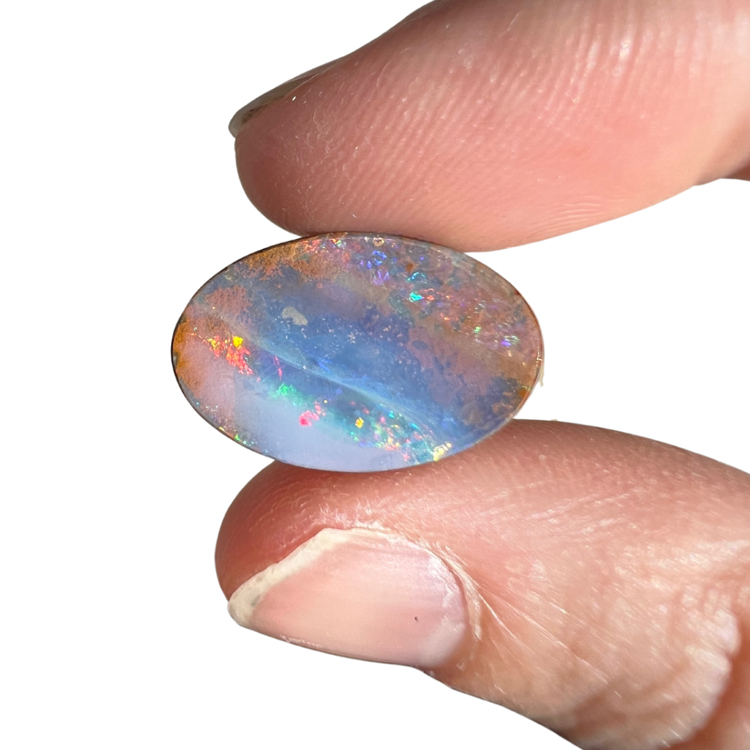 8.55 Ct oval boulder opal