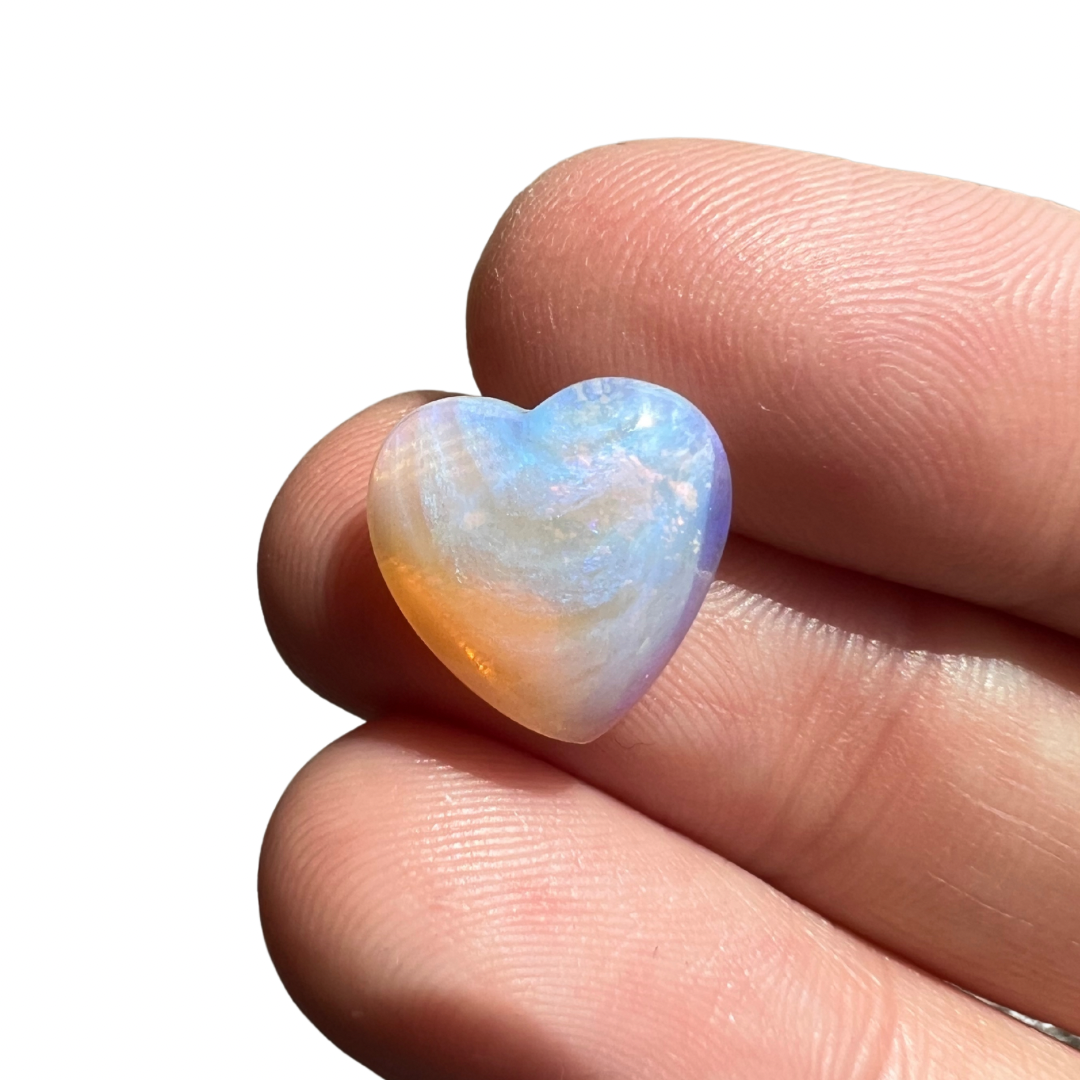 3.48 Ct crystal heart opal
