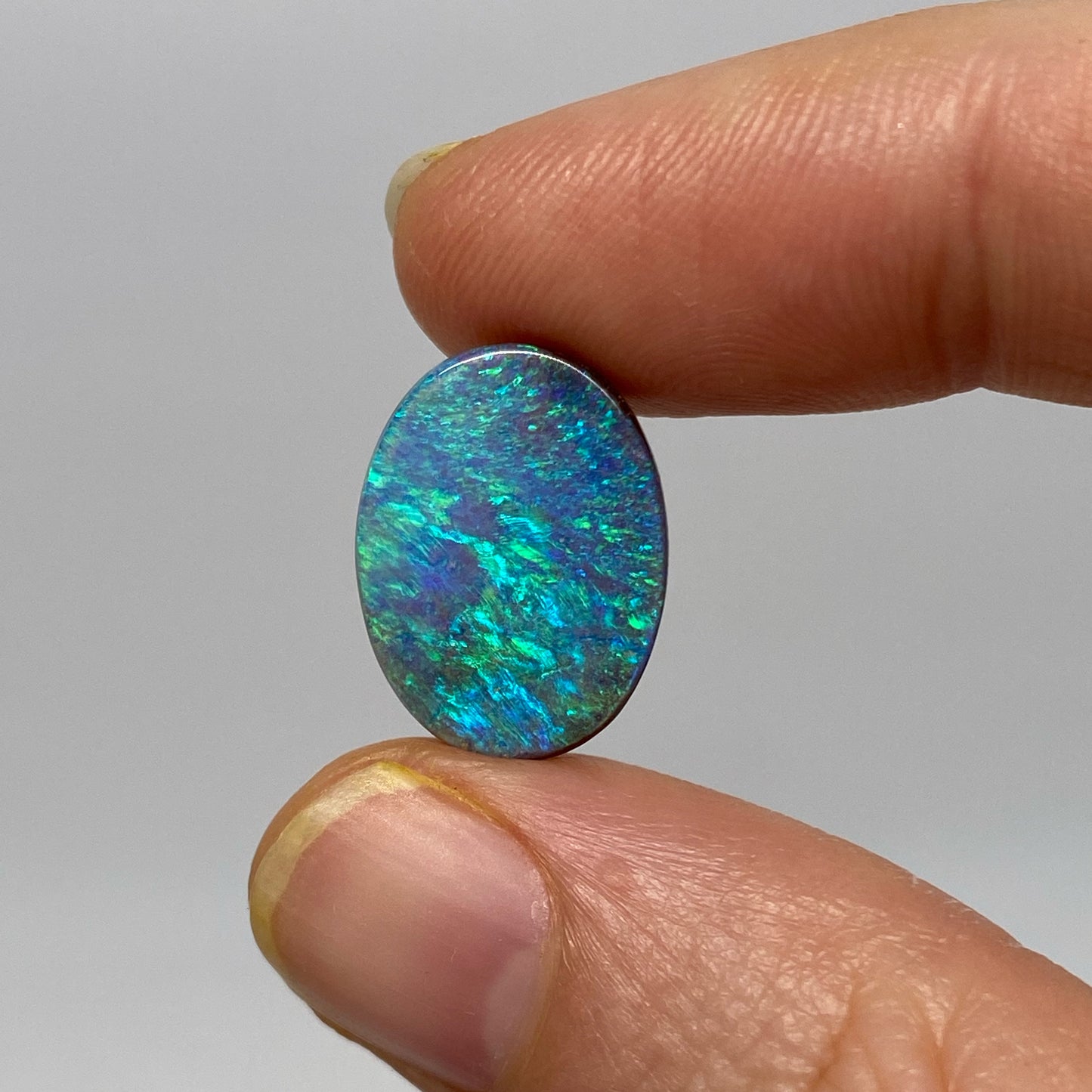 14.02 Ct oval boulder opal pair
