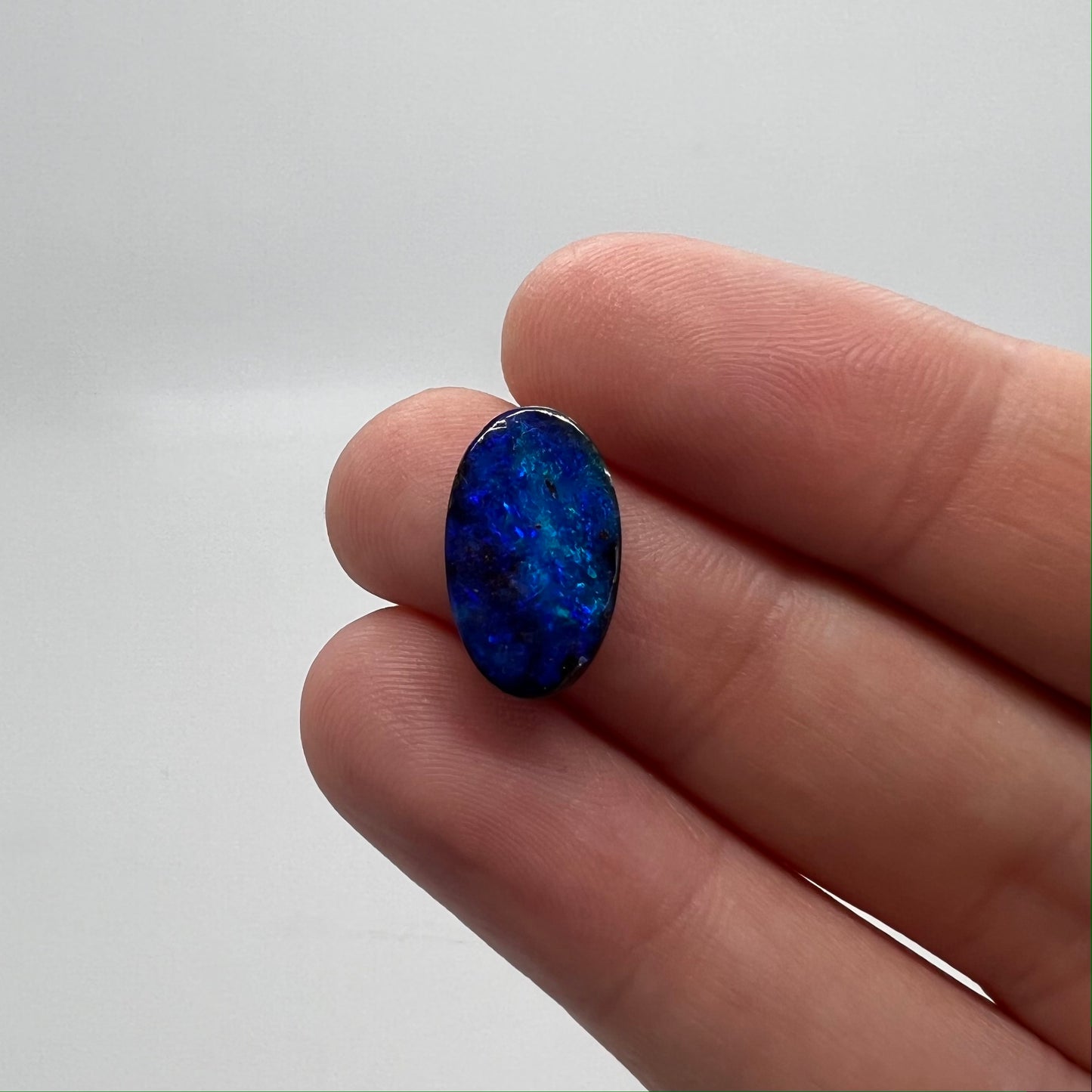 3.91 Ct small oval boulder opal