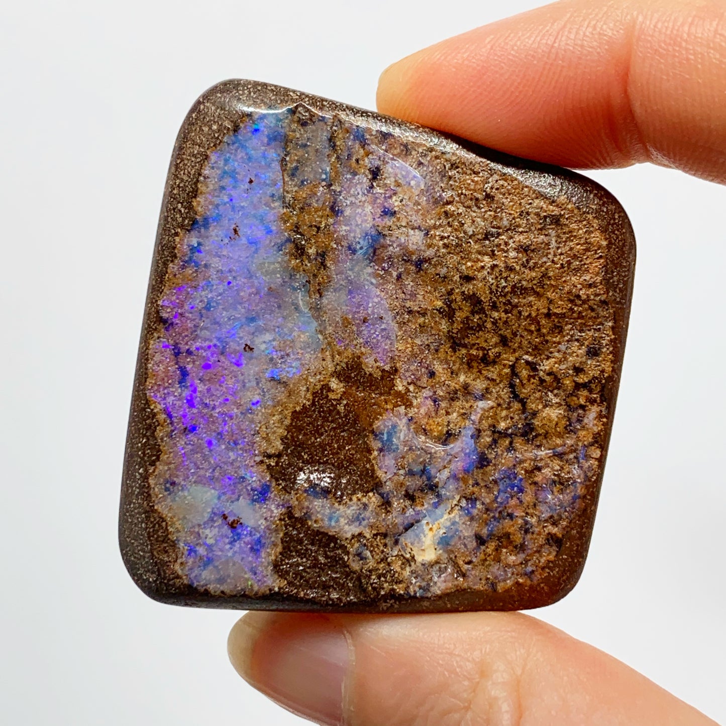 Australian Boulder Opal - 295 Ct lilac boulder opal specimen - Broken River Mining