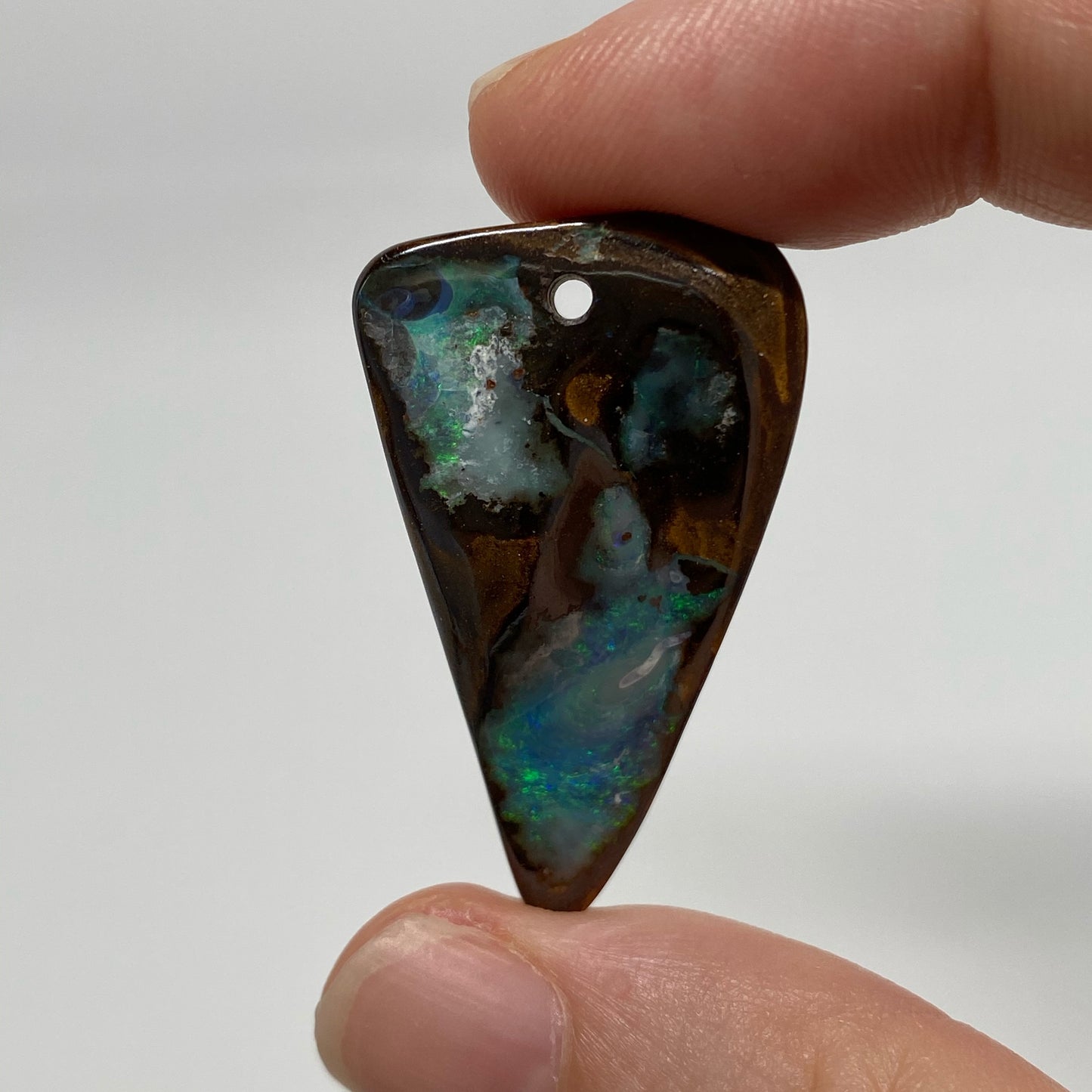 40.46 Ct drilled boulder opal