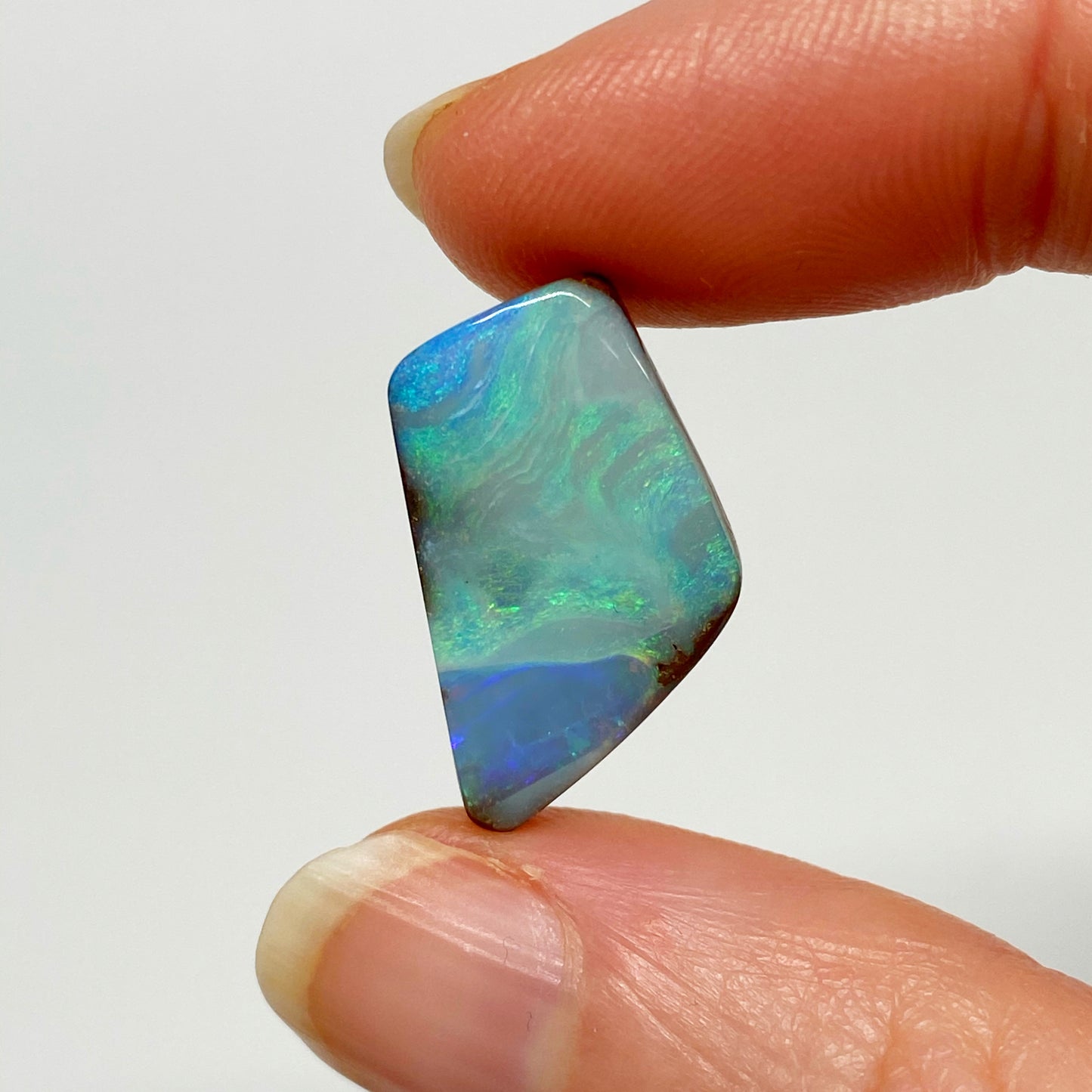 8.82 Ct free-form boulder opal