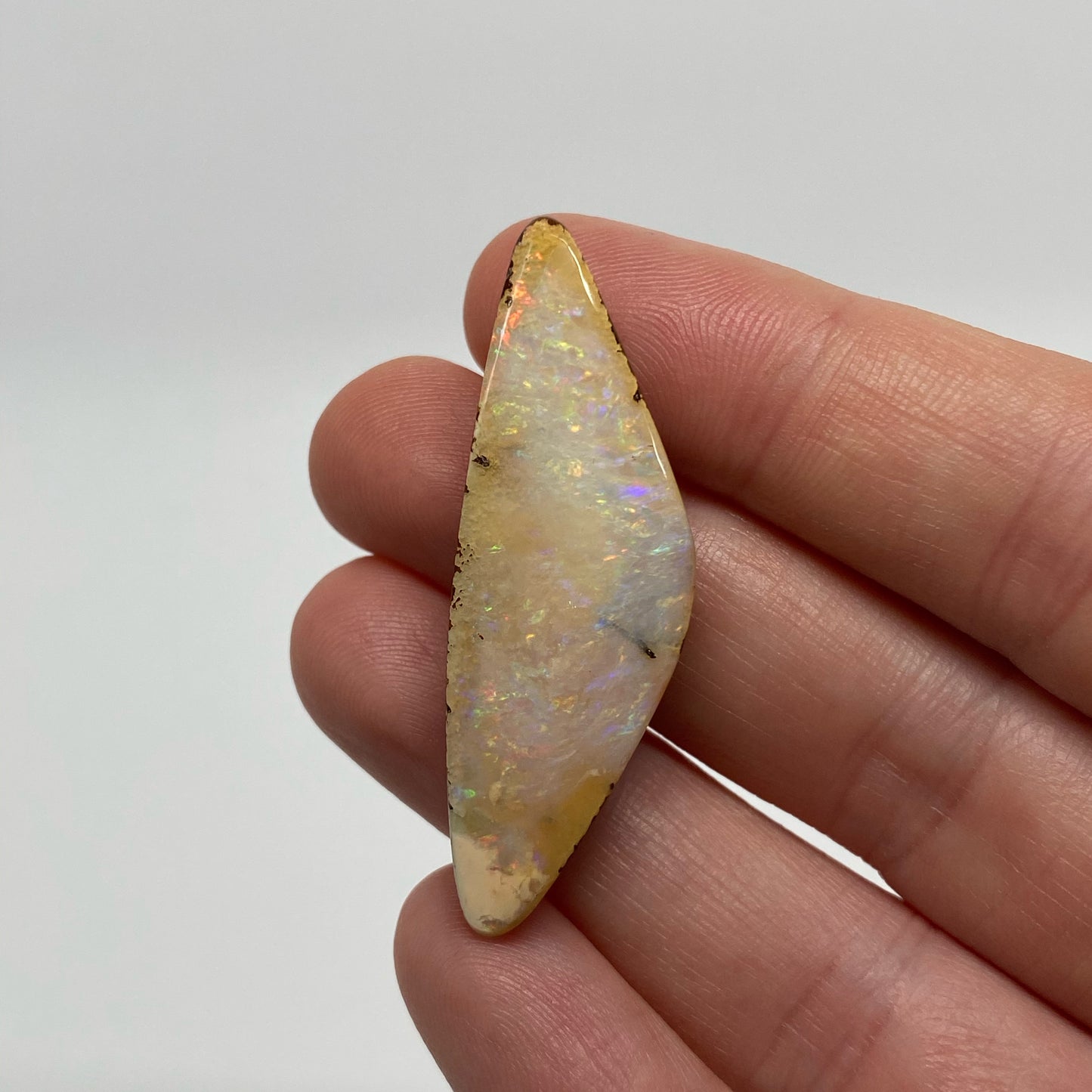 26.88 Ct drilled boulder opal